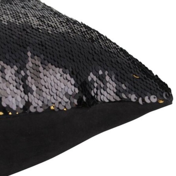 Set of 2 💥Glam Gold & Black Sequin Pillows💥 - Picture 8 of 12